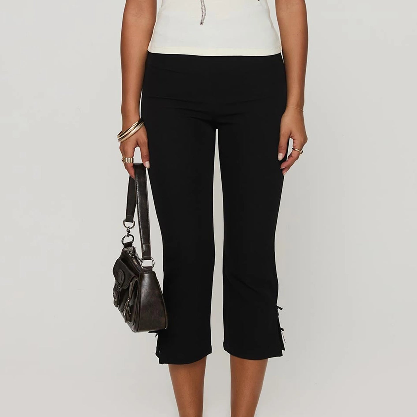 Pantalon en satin Oriane