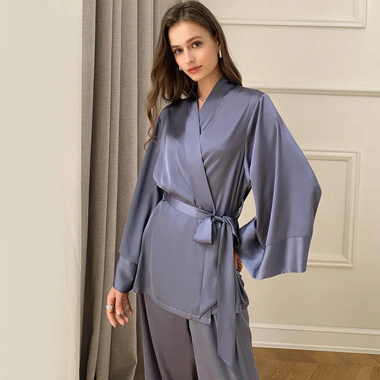 Pyjama en satin Avenca