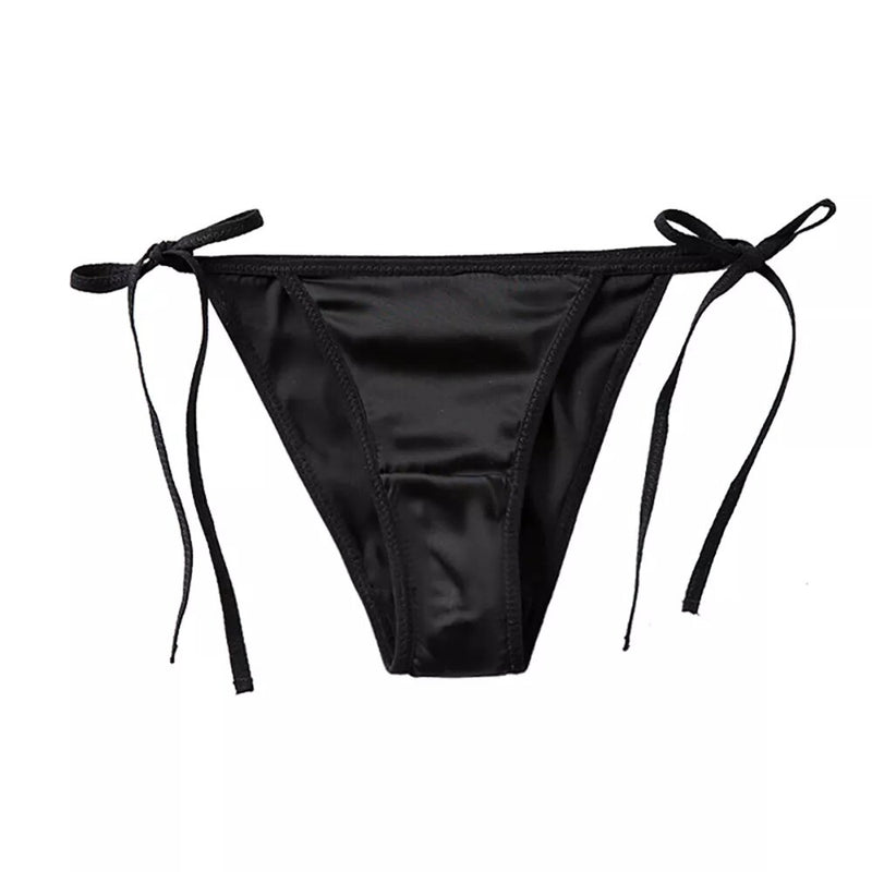 culotte en satin bandage noir