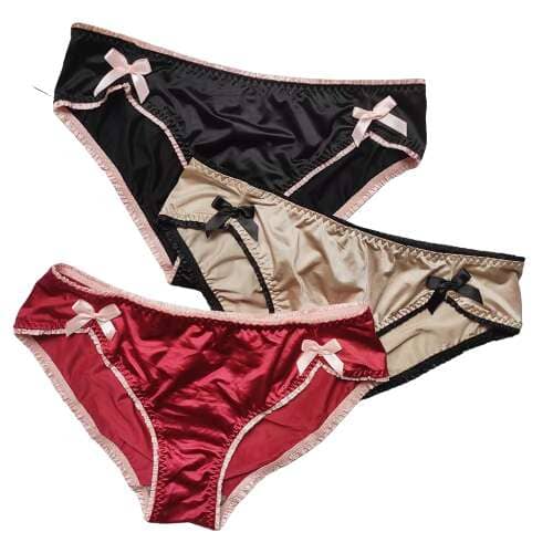 culotte en satin noeuds fantaisies